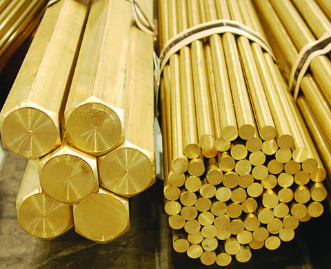 Brass Metal Rods, Shapes & Sheets at