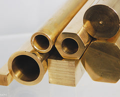 Brass rectangular tube